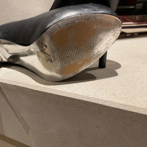 Jessica Simpson Pump PeepToe Leather Size 6 - Picture 6 of 7